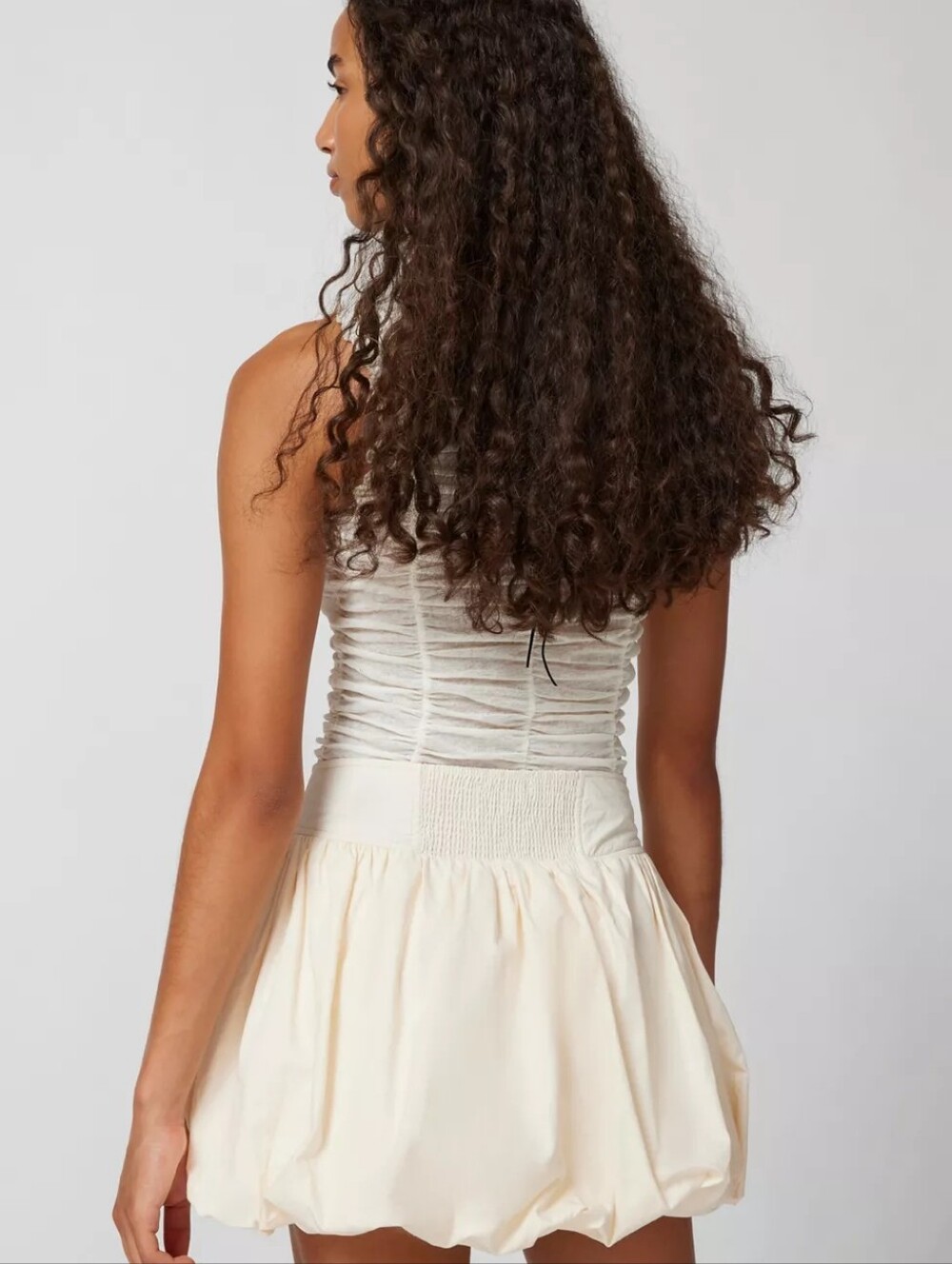 Urban Outfitters Myra Drop Waist Bubble Hem Mini Skirt Pink Sz S Indie Festival - Picture 3 of 10